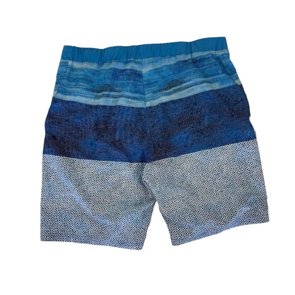 Zeroxposur Large Blue Swim Trunks Quick Dry Beach Shorts - Picture 2 of 4